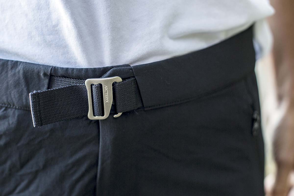 Arc'teryx Gamma LT women's hiking pants (webbing waistbelt with metal clasp)